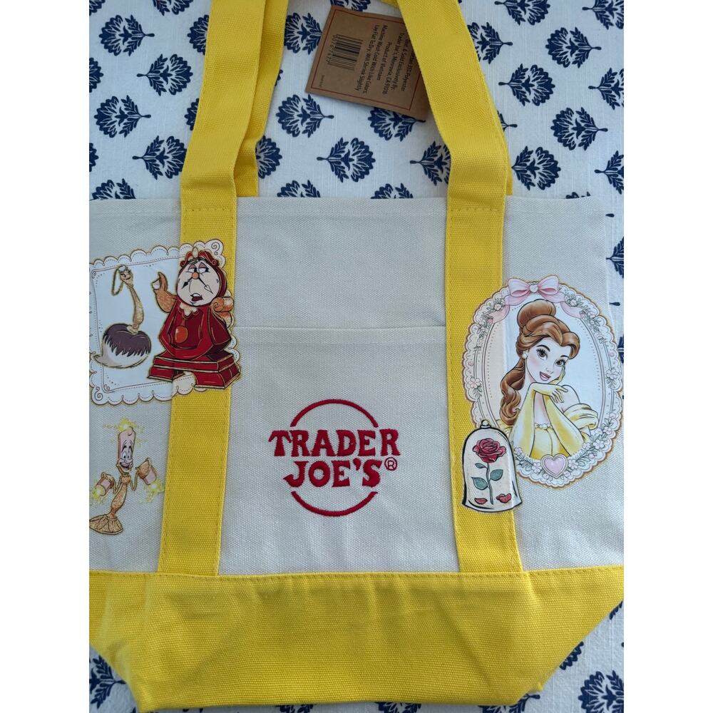 Disney Belle Double Sided Custom Made Trader Joes Mini Tote